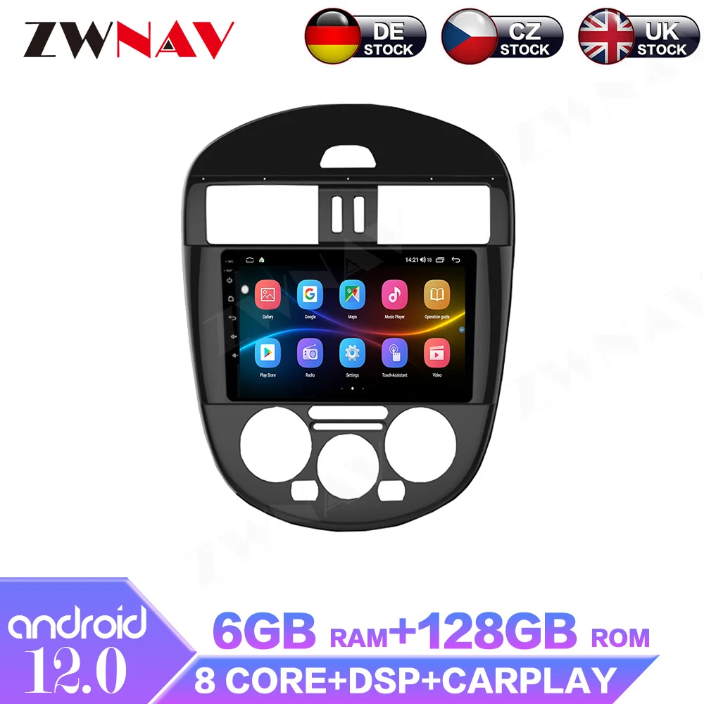 Android12 For Nissan TIIDA 2011-2015 Car Radio Multimedia GPS Auto Navi Stereo Audio Receivers Recorder Player Carplay Head Unit