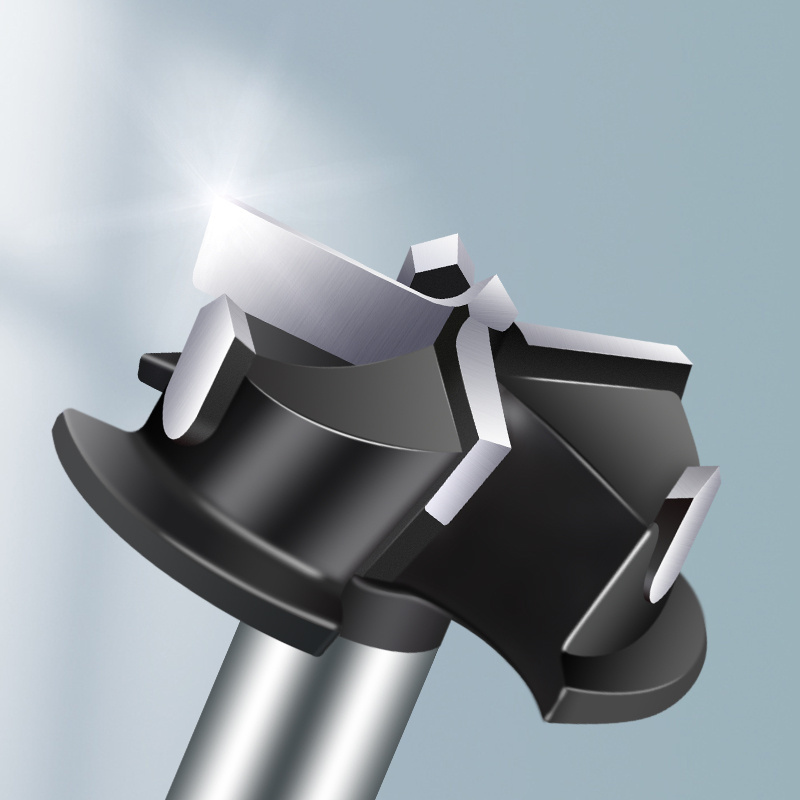 Three-blade Hinge Hole Opener 35mm Woodworking Door Cabinet Desktop Plank wood Hinge Hole Puncher Locator