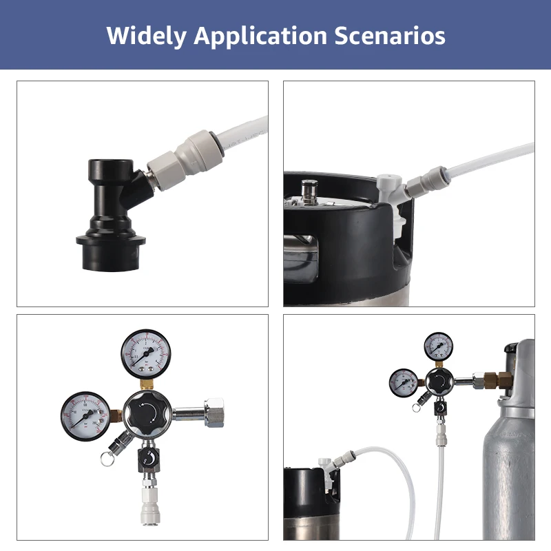Adattatore Tri-clamp 1.5 Pollici - Perno Gas Per Produzione Birra Casalinga