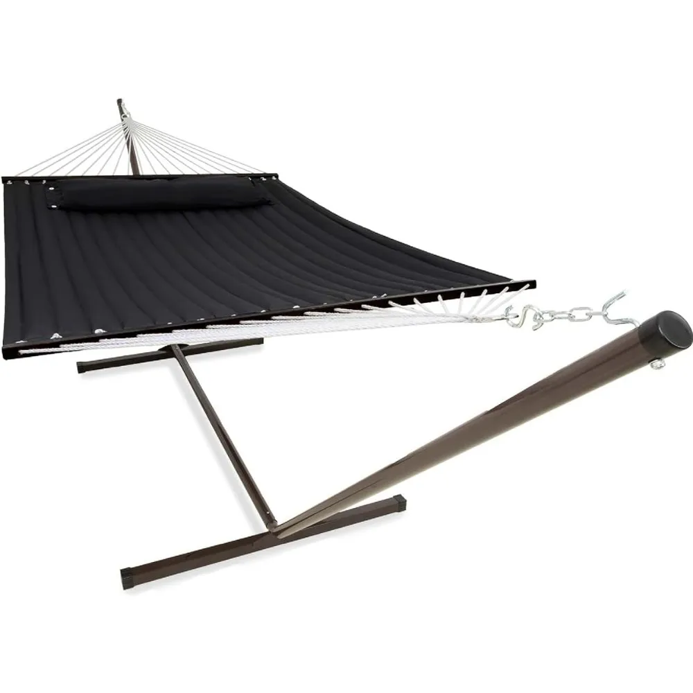 

Hammock with Stand Included - Home Must-Haves Outdoor Hammock Two Person for Summer - Portable Backyard Hammock with Stand