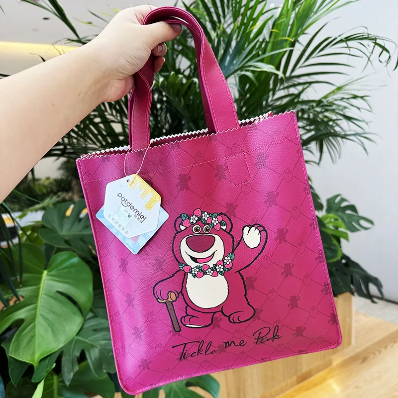 

Модная милая сумка на одно плечо Disney множество-O-Huggin Bear, мультяшная Портативная сумка для отдыха, подарок на день рождения и Рождество для девочек
