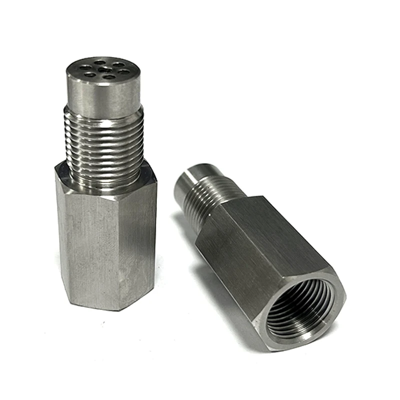 M18*1.5 Mini Catalytic Lambda Oxygen Sensor Spacer SS304 Oxygen Sensor Bung Car Fault Lamp Shield Adapter 5