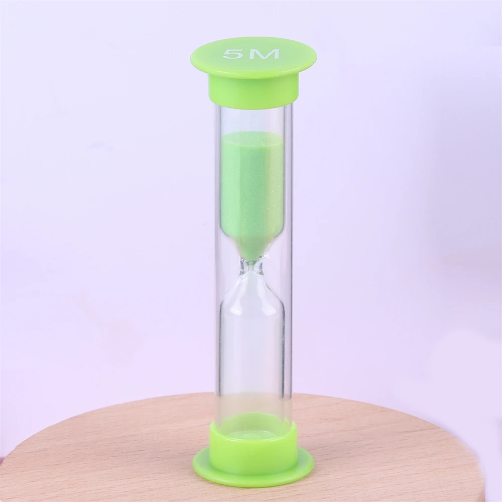 Sand Timer Liquid Hourglass Timer Colored Hourglass 30s/1min/2min/3min/5min/ 10 minutes Colored Plastic Small Hourglass Student Gift Decoration Ornament Hourglass Timer Set
