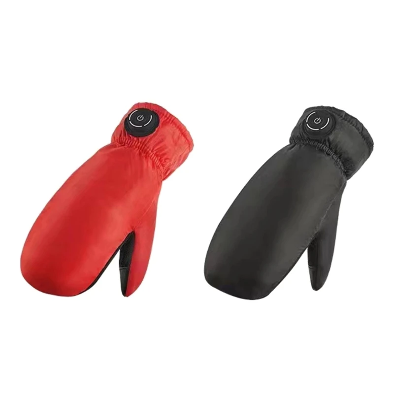 USB Electric Heated Gloves, Waterproof, Windproof, Anti-Slip, Keep Warm, Riding Mittens, Outdoor Sport, Winter, Gift, 2Pcs