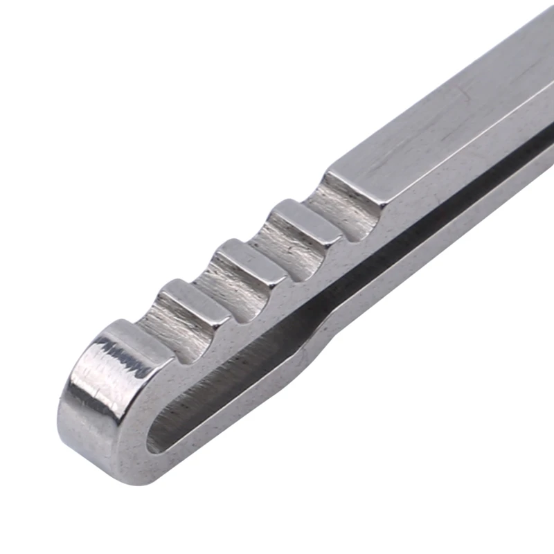 Outdoor EDC Multifunction Tool Wallet Stainless Steel Keychain Key Ring Clasp Carabiner Money Clip Camping Accessories