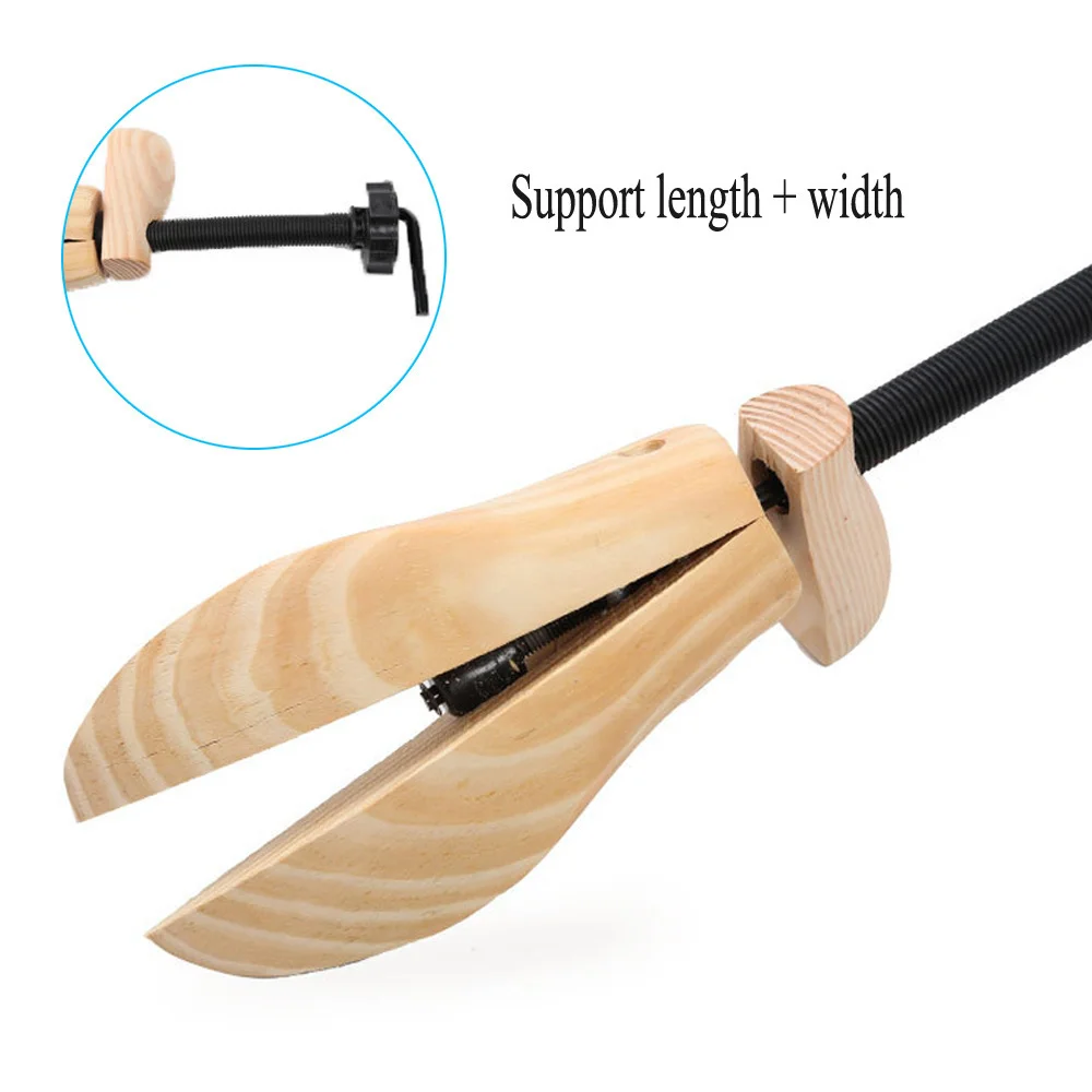 Passt Feste Schuh Bahre Holz Schuhe Baum Shaper Rack, holz Einstellbar Wohnungen Pumpen Stiefel Expander Bäume Größe S/M/L Mann Frauen – Detail 18