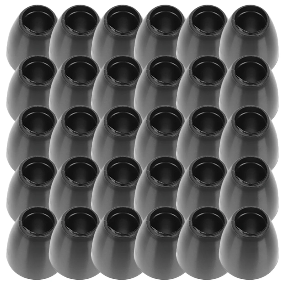 15 Pcs Black Stethoscope Earplugs Silicone Earbuds Soft Sealing Ear Tips Replacement Stethoscope Accessories Health