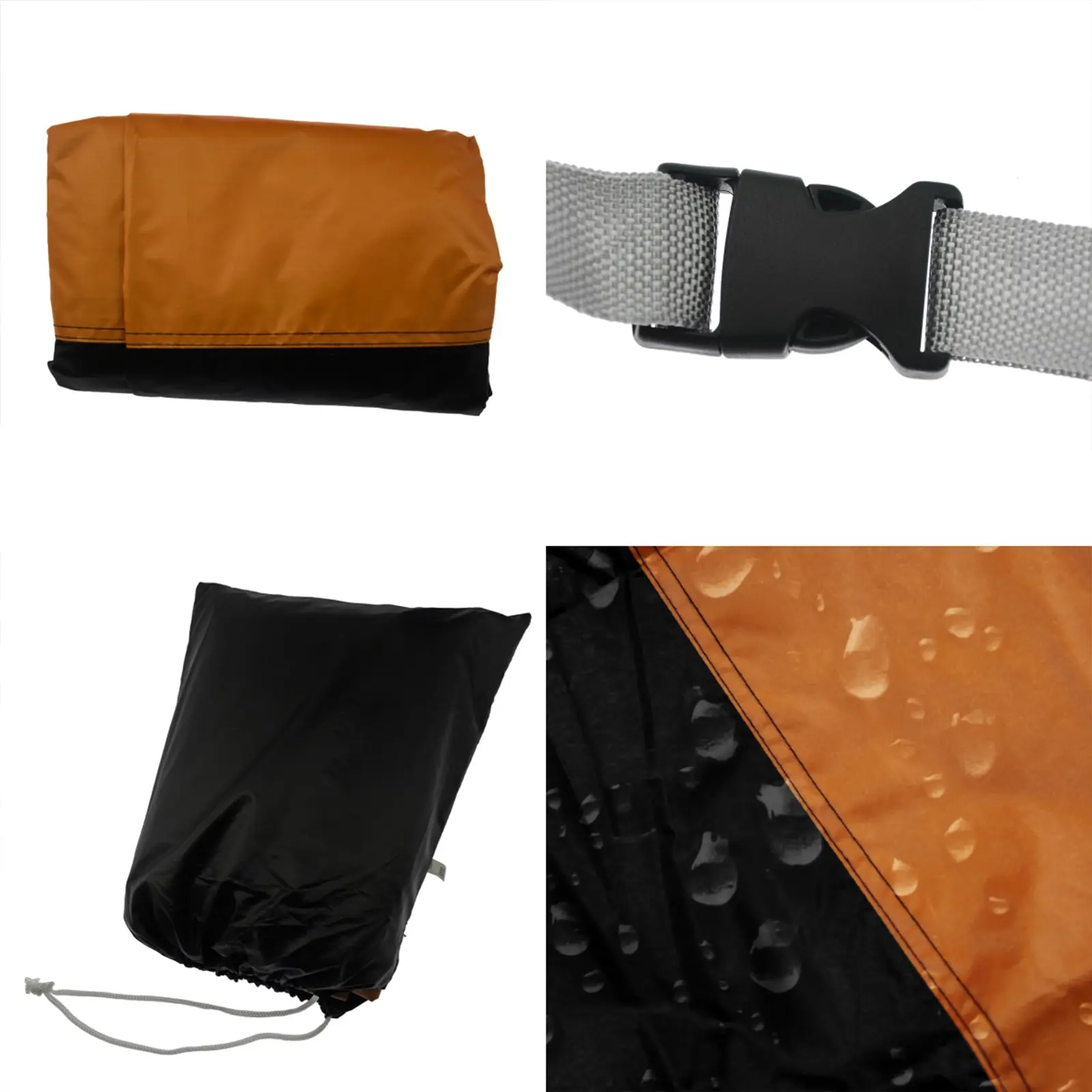 Outdoor Indoor Motorcycle Waterproof Cover - Rain and Dust Cover for Harley, Honda, BMW - Bike Rain Cover