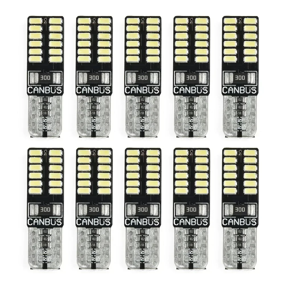 10pcs 194 W5W T10-3014-24SMD LED Car Lights LED Car Lights