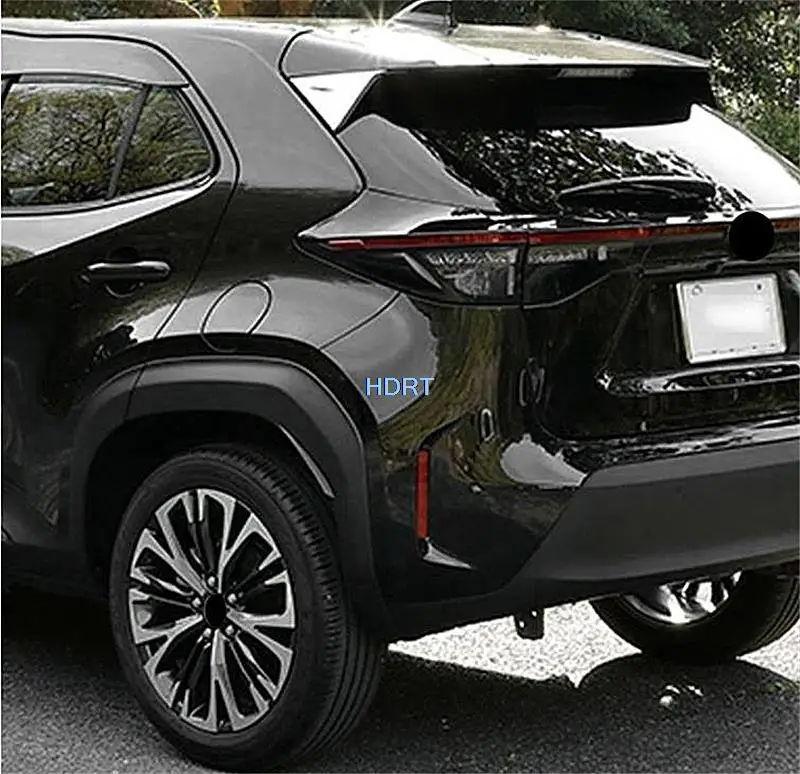 For Toyota Yaris Cross 2020 2021 2022 Car Styling Exterior Stickers Side Rear Window Spoiler Triple-cornered Cover T