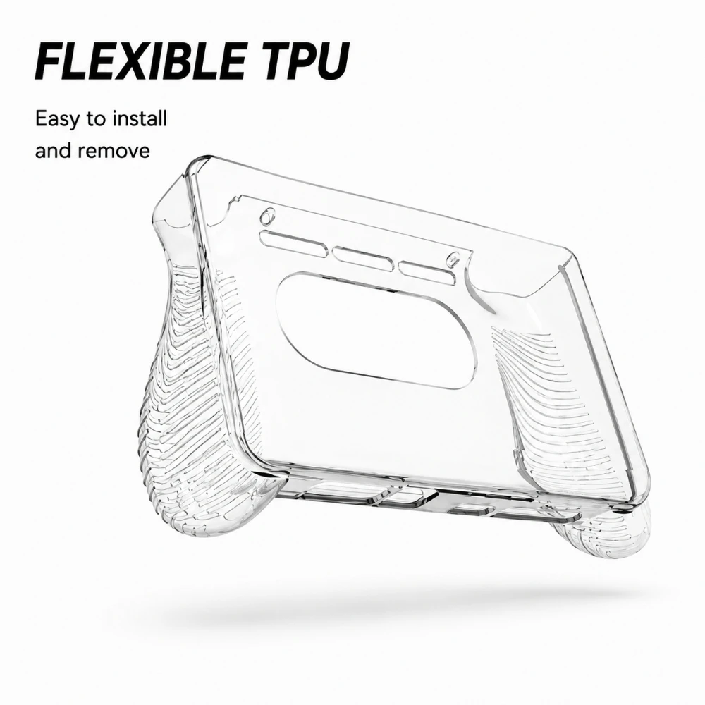 Per custodia protettiva 2 in 1 in TPU morbido con impugnatura per AYN Thor, cover antiurto e antigraffio, accessori per console di gioco portatili - immagine 2