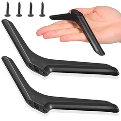 Universal TV Stand Replacement Legs with Screws - Tabletop Pedestal Foot (1 set)