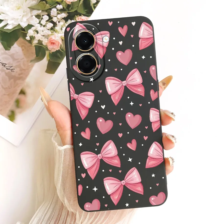 Pretty Flower Candy Painted Soft Silicone Phone Case - Back Cover & Bumper