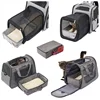 Foldable Cat Travel Litter Box with Lid Foldable Cat Litter Box with Zipper Lid Waterproof Oxford Cloth PP Board Portable ZD01 2