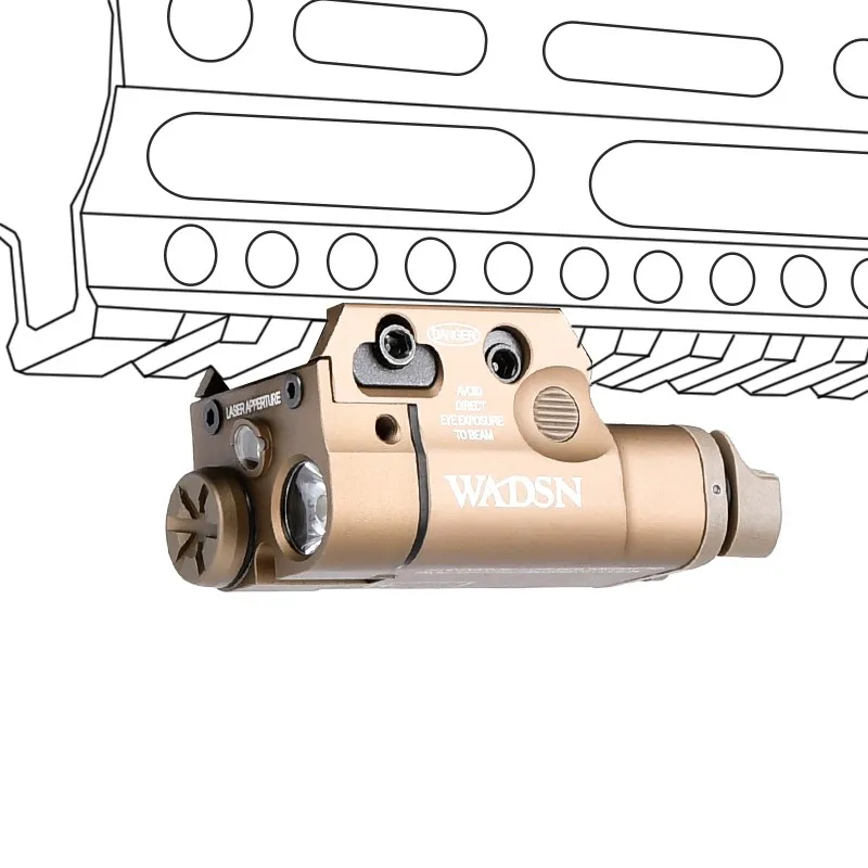 MILQUEST WADSN LEDフラッシュライト WADSN PEQ LA-5 LEDフラッシュライト シリアルナンバー刻印