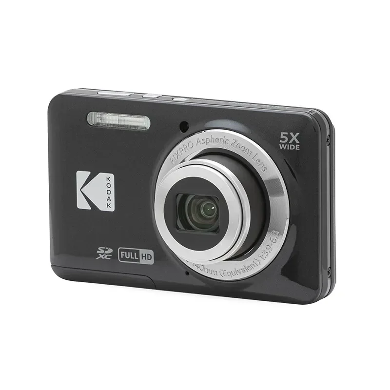 KODAK PIXPRO FZ55-RD 16MP Digital Camera 5X Optical Zoom 28mm Wide Angle 1080P Full HD Video 2.7" LCD Vlogging Camera digital camera