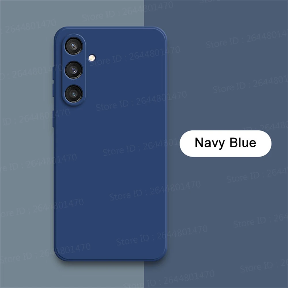Square Liquid Silicone Shockproof Back Cover