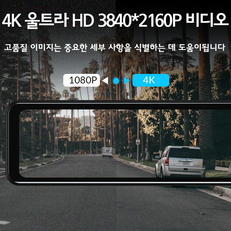 E-ACE 4K ڵ DVR  ķ ̷, 12 ġ  ,  IMX415  , ڵ ī޶  , 3840x2160P
