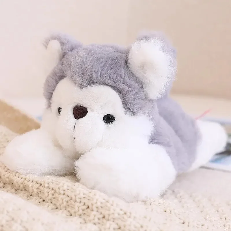 Capybara Plush Papa Circle Simulation Animals Raccoon Fox Husky Cat Monkey Wrapped Around Arm Doll Birthday Kid Gift Toy 5