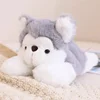 Capybara Plush Papa Circle Simulation Animals Raccoon Fox Husky Cat Monkey Wrapped Around Arm Doll Birthday Kid Gift Toy 5