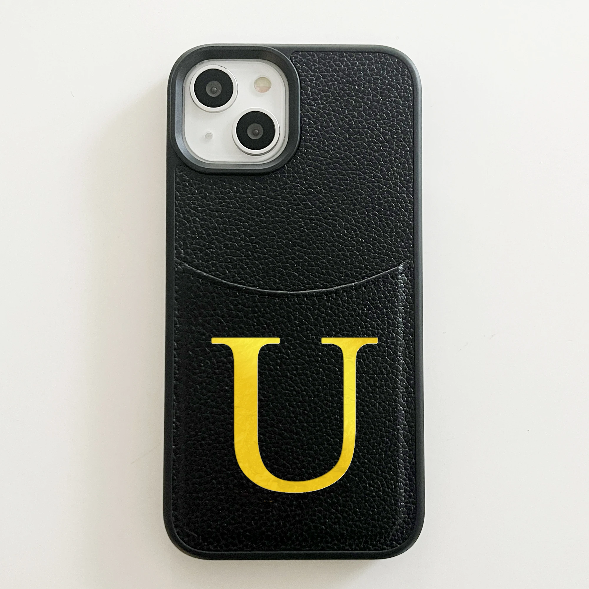 Custom Name Initial Big Letter Insert Card Phone Case For thumbnail 5