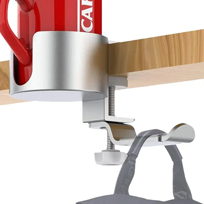 

Настольный держатель для чашки, зажим, держатель для чашки, настольная вешалка для наушников, зажим на держатель для чашки, легкая установка для бутылок с водой, рюкзака, чашки