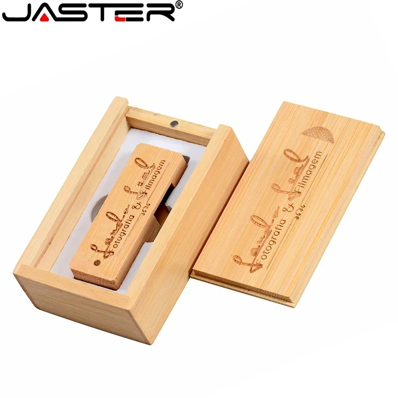 무료 맞춤 로고 USB 플래시 드라이브 메모리 스틱 사진 선물 펜 드라이브 저장 장치 128GB 64GB 32GB 16GB 나무 상자 펜드라이브