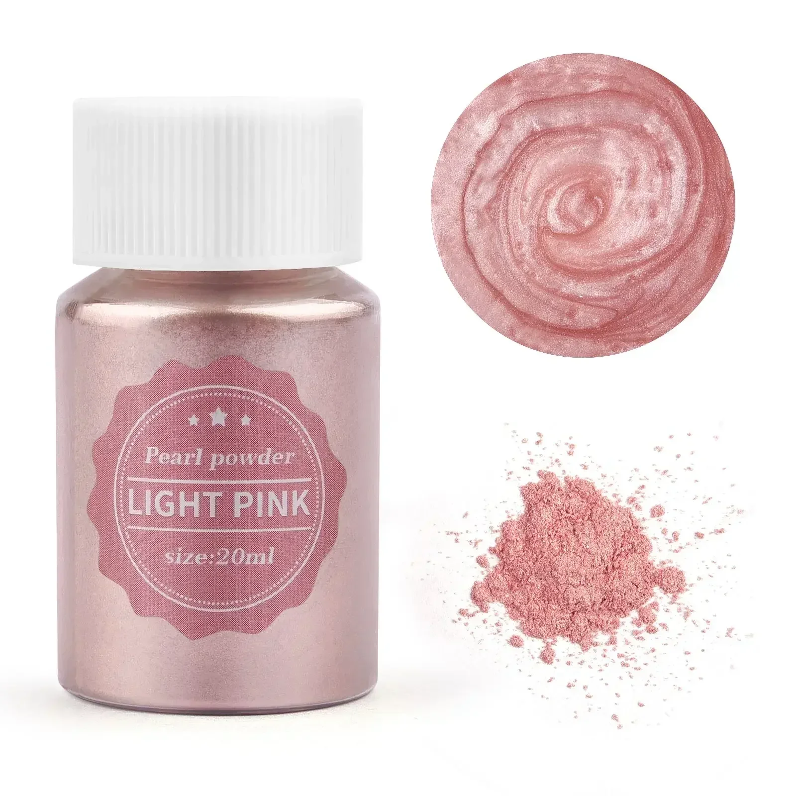 Vibrant 24-Color Mica Pearl Powder Set for Creative Crafts & DIY Projects