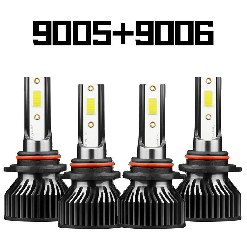 

Комплект ламп для фар ближнего и дальнего света 9005 9006, 2 пары, 6000K