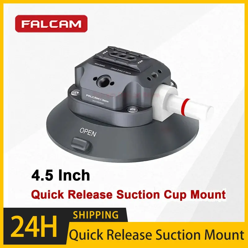 

Falcam F22 Quick Release Suction Mount 4.5 inch Camera Cup for Car Travel Holder Stand Barcket for DSLR Gopro Action Camera