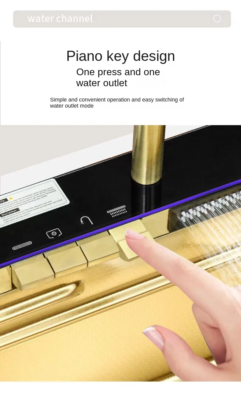 Kitchen Sink Gold Kitchen Sink Stainless Steel Sink Digital Vegetable Washing Basin Atmosphere Light Kitchen Large Single 75cmX46cm