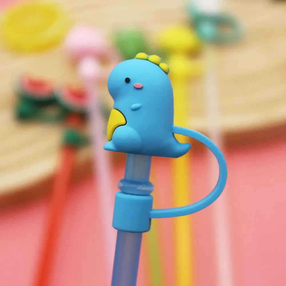 Silicone Straw Covers - Cute Animals | Regular Straw