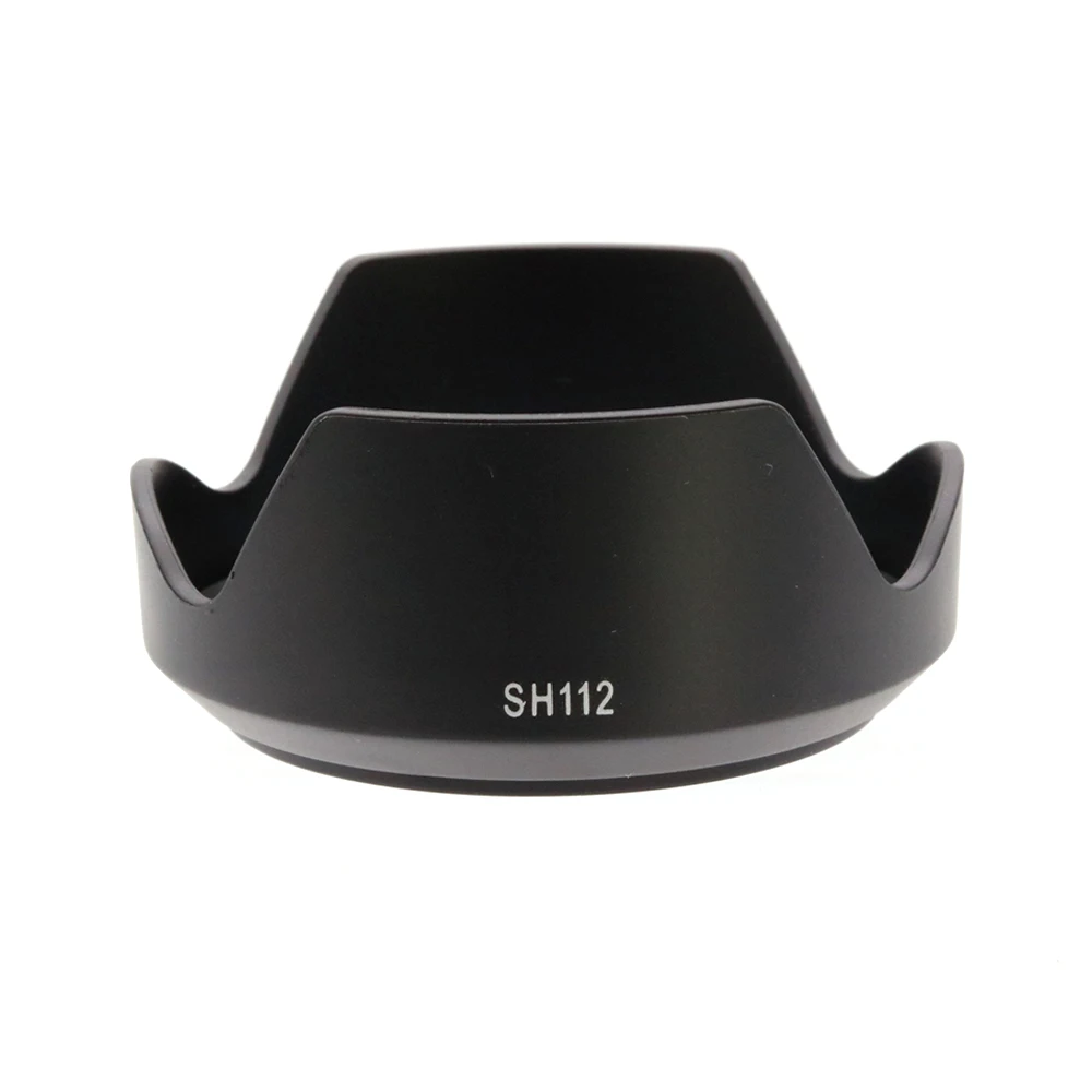 Parasol de lente SH112 reemplaza ALC-SH112 para Sony E SEL-1855 18-55 mm f/3,5-5,6, SEL-16F28 16 mm f/2,8, FE 28 mm F2, E 35 mm F1.8