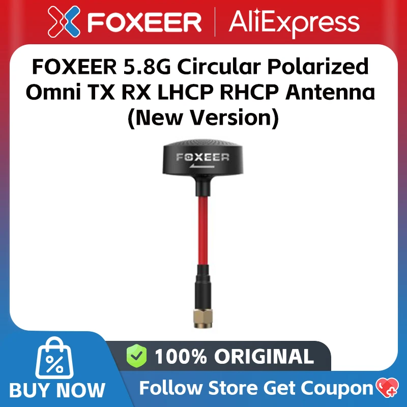 FOXEER 5.8G Circular Polarized Omni TX RX LHCP RHCP Antenna (New ...