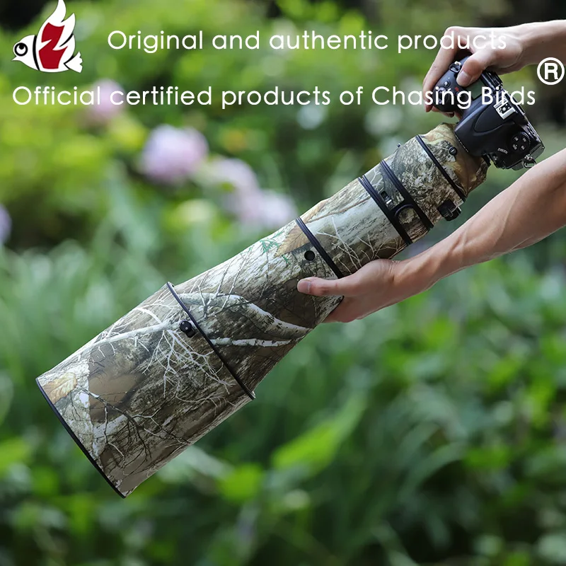 Chasing Birds Lens Coat Per Nikon Af-S 600 F4 E Impermeabile E Antipioggia Camo Lens Coat Cover Protettiva Nikon 600Mm Lens Camo