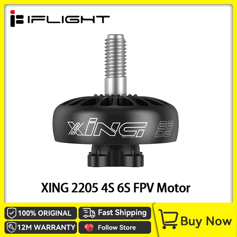 IFlight XING 2205 Brushless Motor 2300KV 2450KV 6S 3200KV 4S M2 Shaft for FPV Freestyle 5inch Mini Long Range Drones DIY Parts
