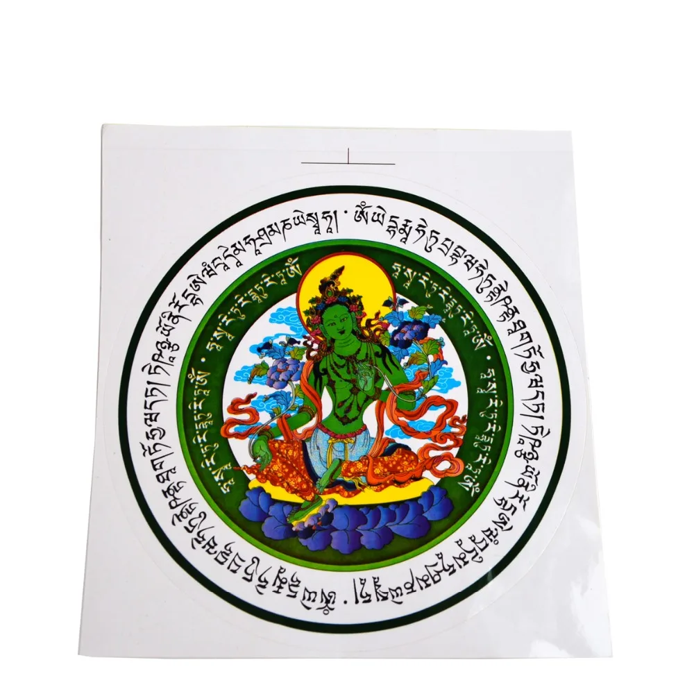 Feng Shui 5pcs Green Tara Window Amulet W1620