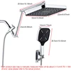 1set household Large panel Shower Top, Handheld Shower Head, Wall Mounted With Adjustable Extension Shower Arm 6