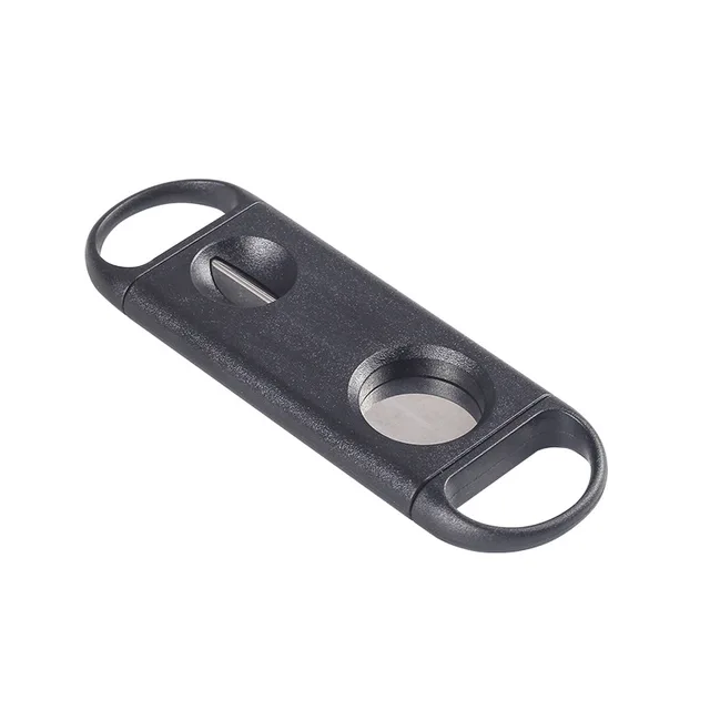 DEJAYA Cigar Cutter ABS Case Stainless Steel V Shape Sharp Blade Cigarro Knife Hole Opener Smoke Cigarrera Accessories Dual Use - Image 2