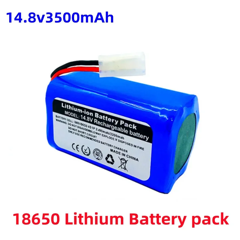 

18650 Lithium Battery 14.8V 3500mah For 14.4v ILIFE A4 A4s V7 A6 V7s Plus Robot Vacuum Cleaner ILife 4S1P Full Capacity