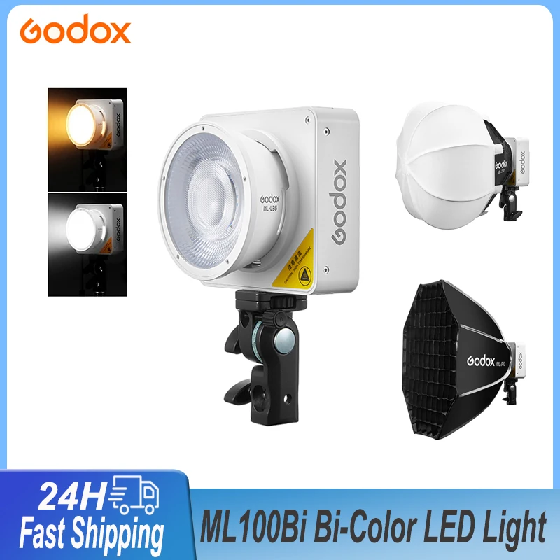 Фото Лампа для фотографий Godox ML100Bi Bi-Color светодиодный, 120 Вт №1