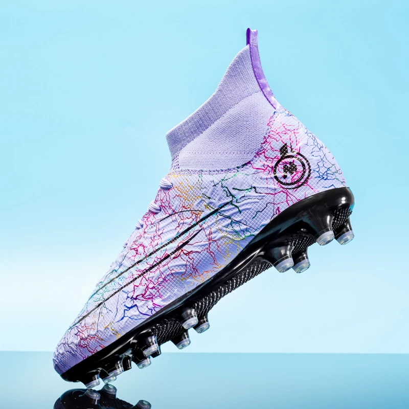 Men Soccer Shoes Kids Football Boots Women Professional Soccer Cleats Antiskid Chaussure Football TF/FG Outdoor Shoes