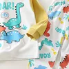 Cotton Children Pajamas Sets Unisex Soft Comfort Warm Cute Cartoon Printed Suitable Boys Girls Perfect for Autumn Winter Warmth 6