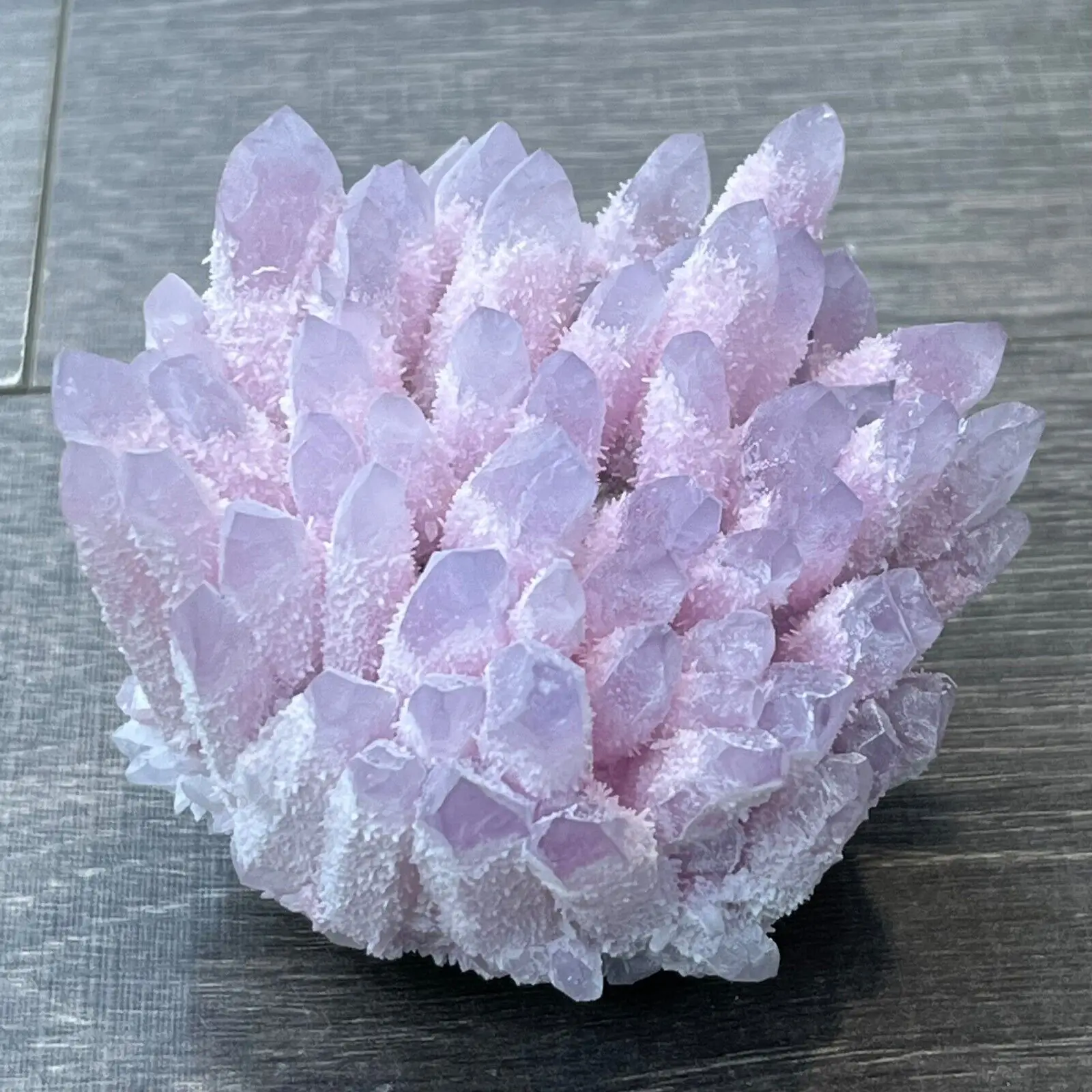 

Beautiful Natural Pink Quartz Crystal Cluster Mineral Healing Spiritual Energy Home Office Aquarium Decoration Gift