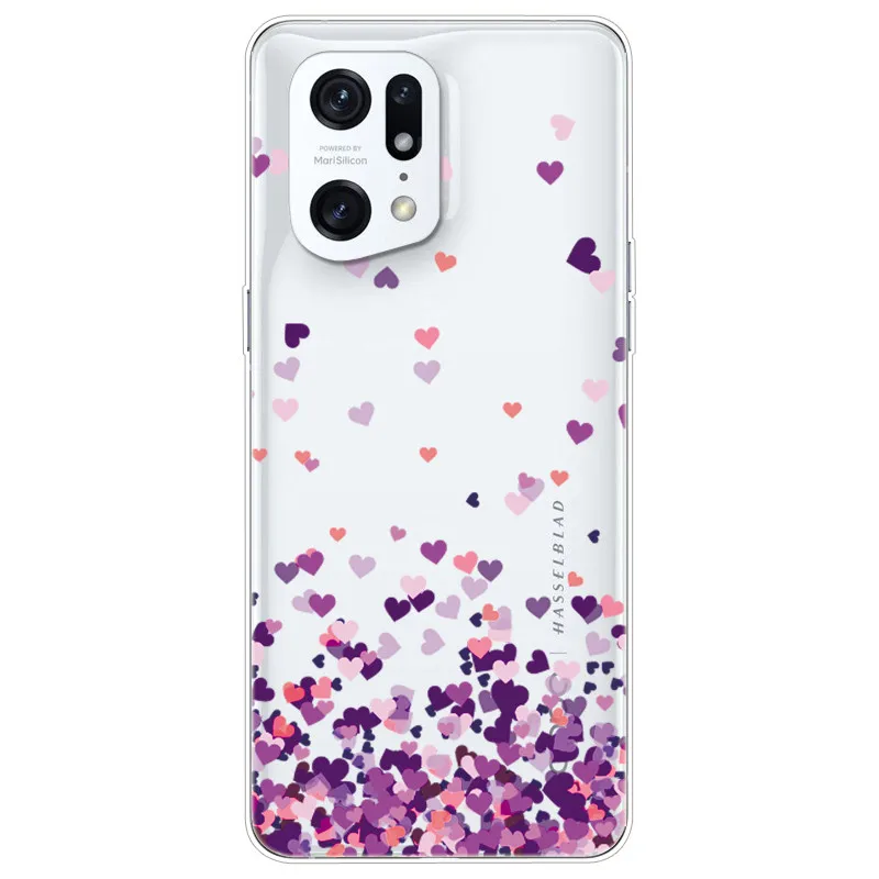 Transparent Soft TPU Silicone Phone Case with Clear Bumper - Lovely Design