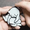 Creative Pull Play Egg Cat Keychain Pendant Cute and Funny Rotatable Acrylic Hanging Ornaments Bag Pendant for Gifts 2025 HOT 6
