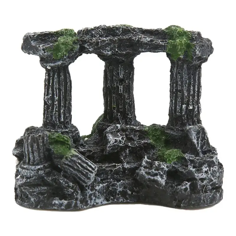 

Aquarium Decoration Rock Caves Tanks Greek Craft Roman Column Habitat Artificial Roman Column Greece Temple Ruin Aquarium