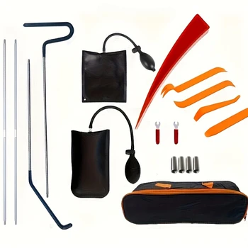 Kit Professionale per Riparazione Auto, Set Portatile per Manutenzione Auto e Camion con Borsa per il Trasporto, Include Strumenti di Emergenza per Ammaccature alle Portiere