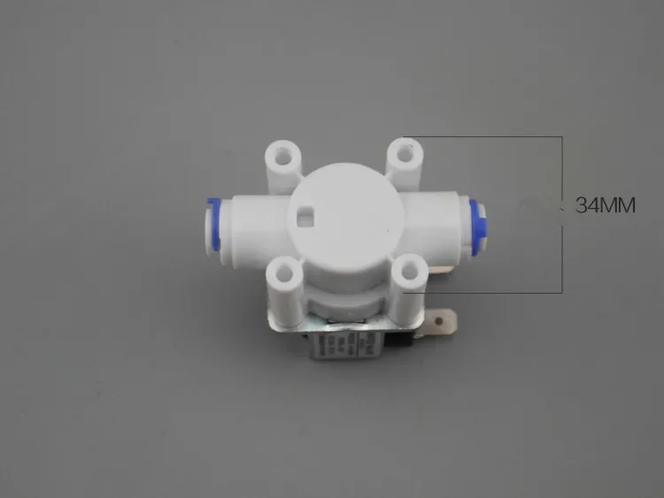 Electric Plastic Solenoid Valve 12V Normal Close 1/4" 3/8" Hose Pipe Quick Conntection RO Water Reverse Osmosis System