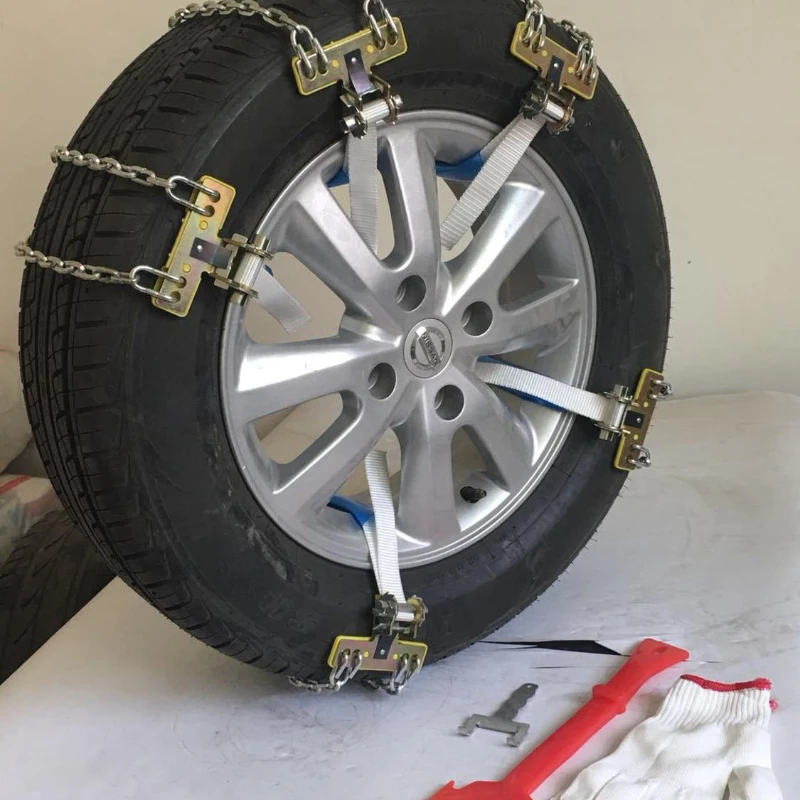 1PC Wheel Tire Snow Anti-skid Chains For Car Truck SUV Emergency Winter Universal Anti Skid Safety Driving Emergency-Chain Wheel